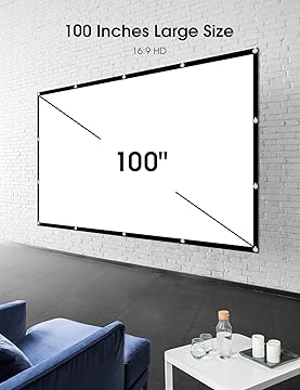 Accessoire projecteur - Écran de projection portable - 5 Tailles différentes